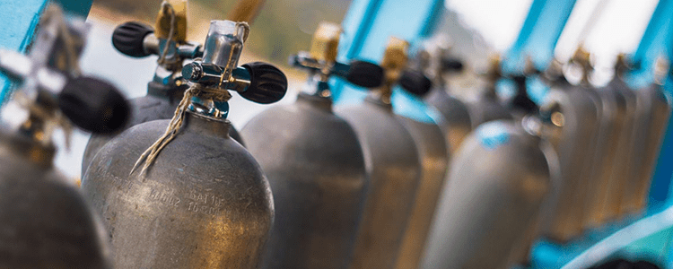 Газовые баллоны в Новодачной
